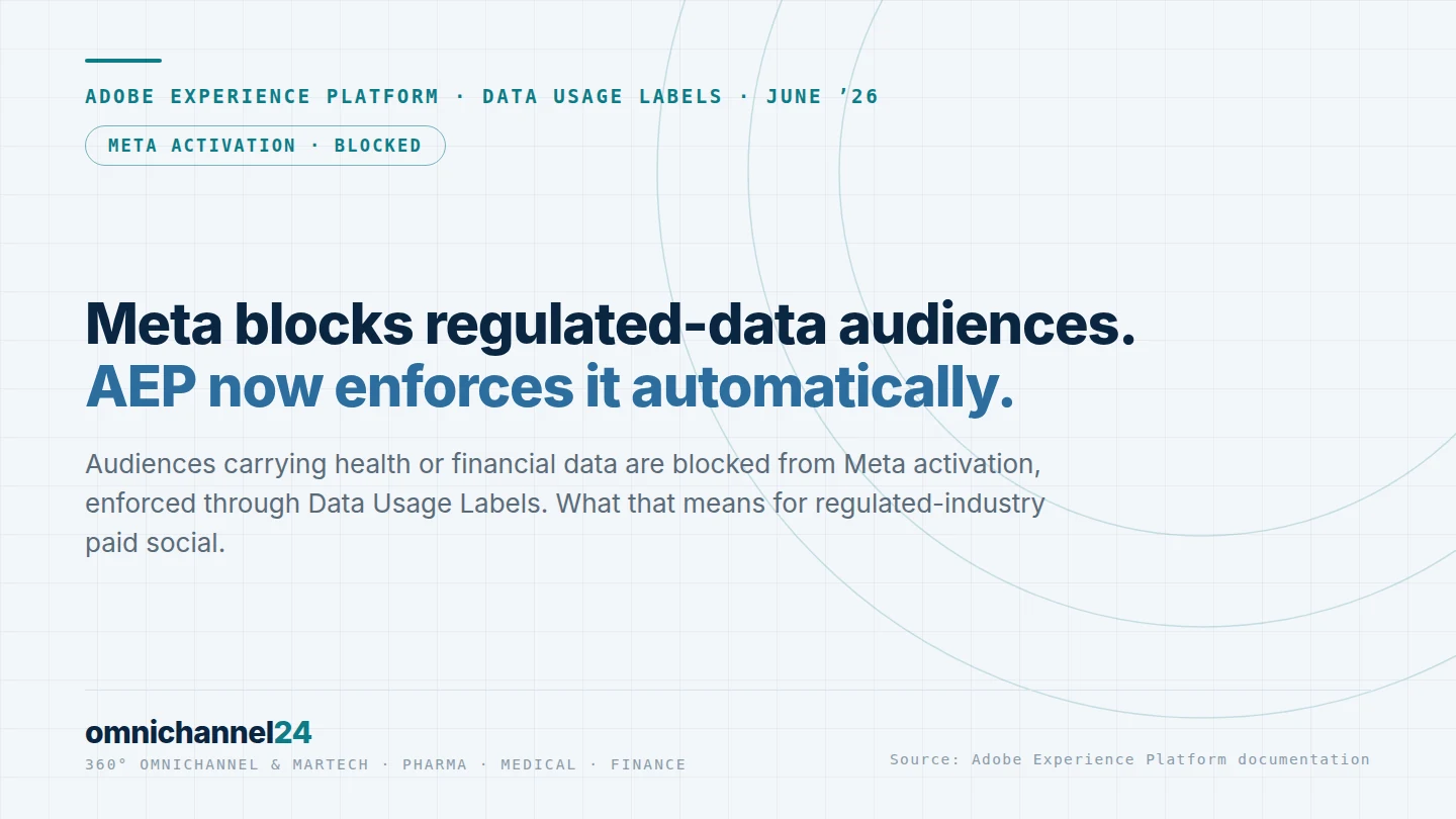 Meta blocks regulated-data audiences – and AEP now enforces it automatically